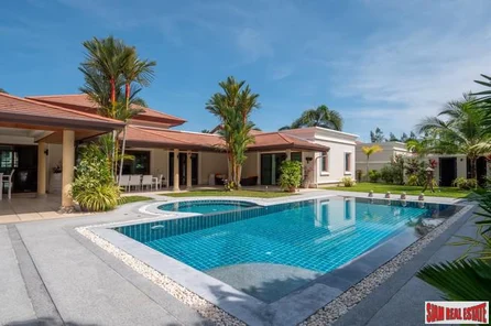 Spacious Four Bedroom Family Home with Private Pool for Sale in a Secure Cherng Talay Estate 