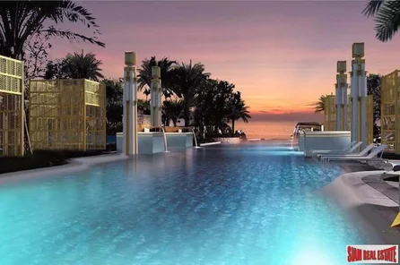 New Luxury  High Rise 1 & 2 Bedroom Condominium  for Sale Beachfront in Jomtien