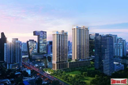 Outstanding New High-Rise Condo at Central Rama 9 by Leading Thai Developers next to MRT and Central Rama 9 - 2 Bed Units