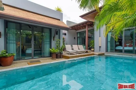 Saiyuan Estate  | Tropical Three Bedroom Pool Townhome Villa for Sale in Rawai