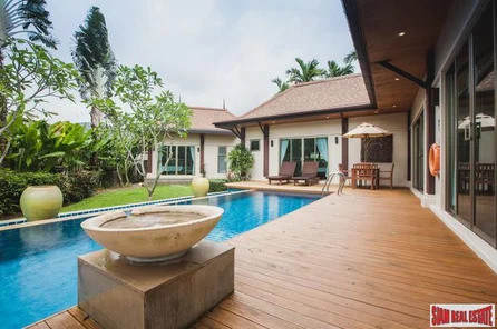 The Grand Two Villas | A Special Modern Asian-style Three Bedroom Pool Villa for Sale in Nai Harn