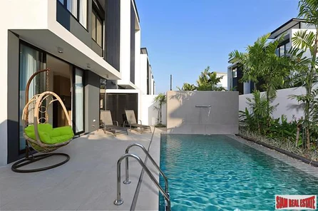 Laguna Park 2 | New  Three Storey, Three Bedroom Townhouse with Private Pool + Roof Terrace  for Sale
