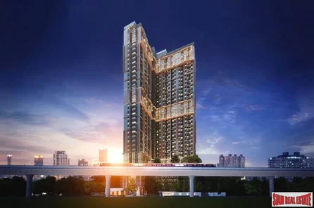 Nearing Completion is this High-Rise Condo with Direct BTS Access (Talat Phlu) at Sathorn - 1 Bed Units - 10% Discount!