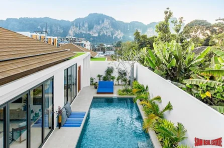 Thai-Bali Style Four Bedroom Pool Villa for Sale Near Ao Nang Beach
