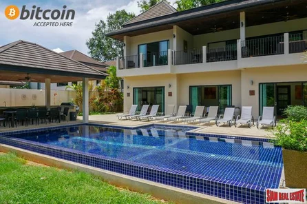 Spacious Eight Bedroom Villa with Extra Large Pool and Sala for Sale in Nai Harn