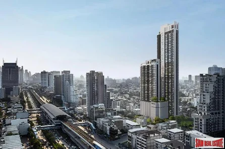 New Luxury High-Rise Condo with River Views by Leading Thai Developers with 2 Towers at Sathorn - Wongwianyai - 1 Bed Units