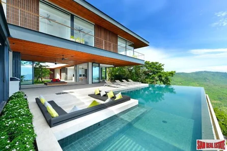 Magnificent Six Bedroom  Sea View Pool Villa in Bophut for Sale
