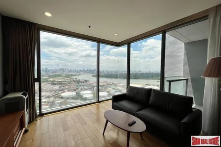 The Breeze Narathiwas-Sathorn | New Two Bedroom Corner Unit with River Views for Sale in Sathorn