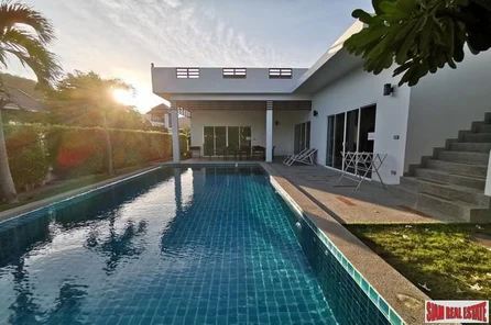 Sivana Gardens | 3 Bed Furnished Pool Villa with Roof Terrace for Sale in Secure Estate at South Hua Hin