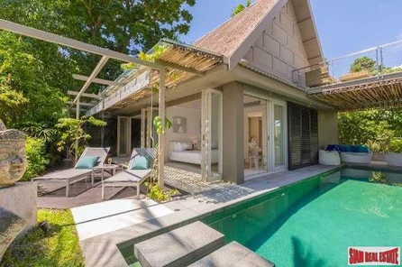 Three Bedroom Pool Villa for Sale on on the Beach at Taling Ngam Headland 