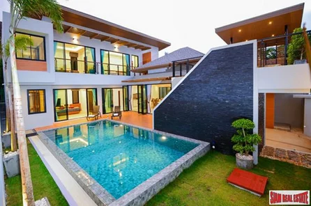 Large Two Storey Three Bedroom Private Pool Villa for Rent in a Great Saiyuan Rawai Location