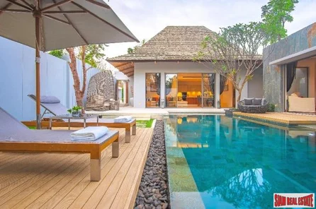 New Modern 2 & 3 Private Pool Villas Project for Sale in Thalang