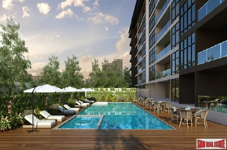 Nearing Completion are these Extra Large 2 and 3 Bedroom Condos Ground Floor Units with Private Pools at Jomtien, Pattaya City - 2 Beds