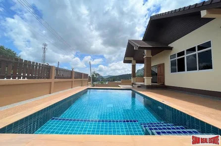 Three Bedroom Hilltop House with Pool & Great Mountain Views for Sale in Ao Nang