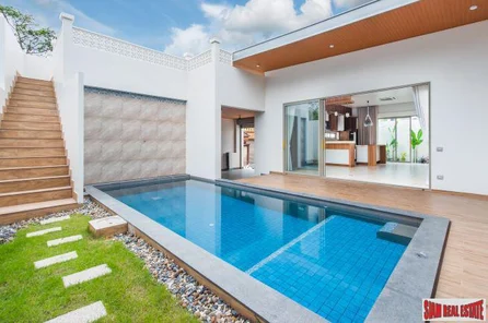 Stylish New Three Bedroom Pool Villa  with Rooftop Terrace for Sale in Pasak