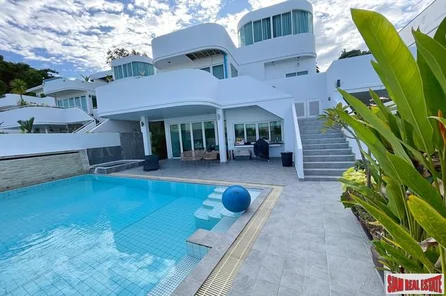 Baan Chalong Residence | Fantastic Three Storey, Four Bed Pool Villa with Sea Views of Chalong Bay