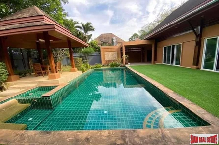 Bali-style Three Bedroom Pool Villa with Private Yard for Sale in Koh Kaew