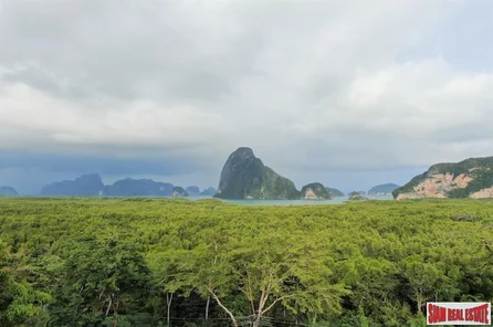 Sensational Phang Nga Bay and Island Views from this Almost 2 Rai Land Plot