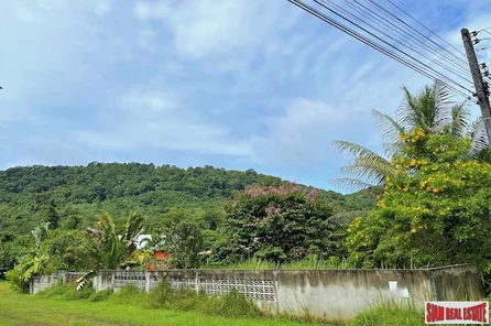 Almost 2 Ngan Land Plot with Stunning Mountain View for Sale in Nong Thaley, Krabi