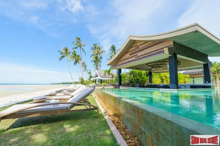 Samui Beach Front 5 Bed Villa in Secure Estate at Hua Thanon South East, Koh Samui