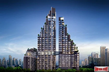 New Mixed Use High-Rise Project of Large Loft Condos with 6 Zones, Offices, Retail Space and Serviced Apartments in Excellent Location of Thong Lor/Ekkamai - 3 Bed Units