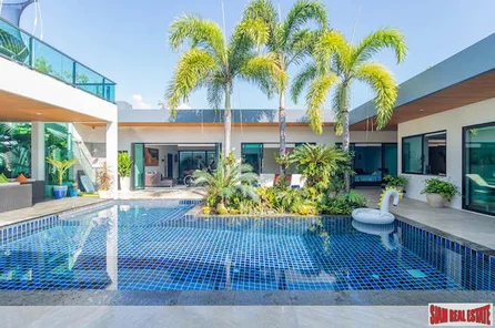 Contemporary Four Bedroom Pool Villa with Extras for Sale in Laguna