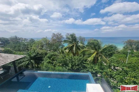 Surin Heights Estate | Amazing Sea Views from this Exclusive Four Bedroom Pool Villa for Sale in Surin