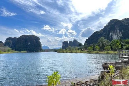Beautiful 10.5 Rai Land Plot with Nice River Views for Sale in Peaceful Ao Leuk, Krabi