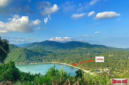 Large Land Plot only  300m to the Beach for Sale in Taling Ngam, Samui