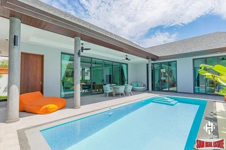 The S Villa | Sparkling New Four Bedroom Pool Villa for Rent in Cherng Talay
