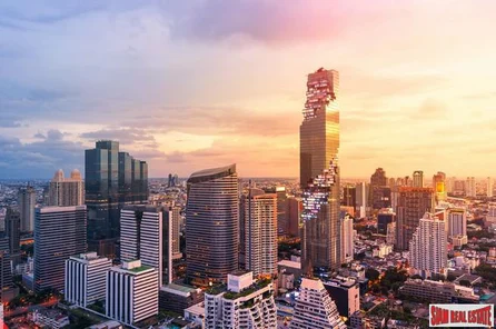 The Ritz Carlton Residences at MahaNakhon - 3 Bed Unit on the 24th Floor with Large Terrace - Special Price and Free Furniture! 