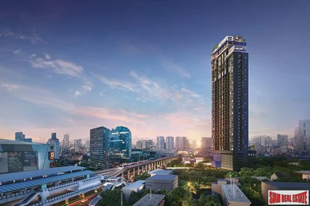 New High-Rise Condo with Excellent Facilities and Sky Pavilion at Phahon-Ladprao - Studio and Studio Vertiplex Units