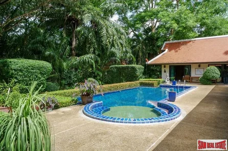 Baan Bua | Luxury Five Bedroom Pool Villa with Lots of Space and Gardens for Rent in Nai Harn