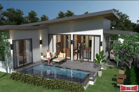 Two bedrooms pool villas with stunning cliff view for sale in Nongthaley, Krabi