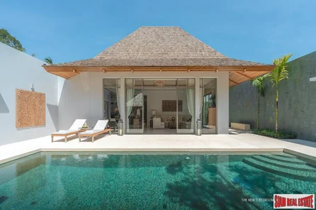 New Three Bedroom Unique Pool Villas for Sale in Picturesque Layan