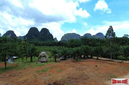 6 Rai with fantastic mountain views land for sale in Nong Thale, Krabi