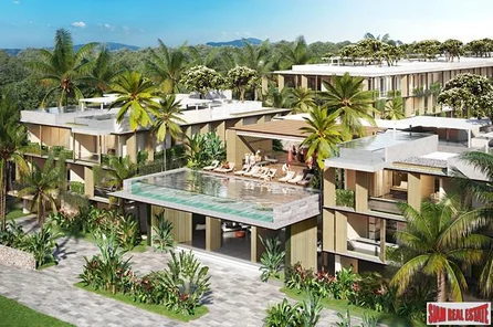New 1-4 Bedroom Beachfront Luxury Residences Project for Sale - Steps to Layan Beach