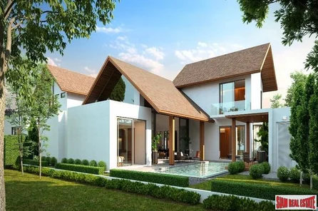 Four Bedroom Luxury Pool Villas in a Natural Setting for Sale in Thalang