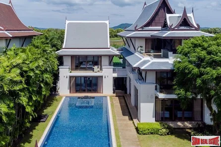Royal Phuket Marina | Ultra Luxury Six Bedroom Pool Villa with Private Boat Dock + Extras for Sale in Koh Kaew