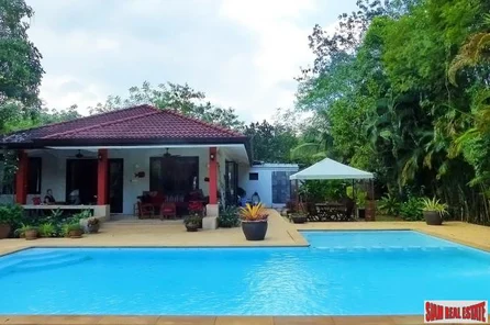 Gorgeous Four Bedroom Pool Villa with Tropical Gardens & Large Private Pool for Sale in Ao Nang, Krabi