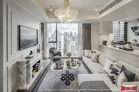 MUNIQ Sukhumvit 23 | Luxury Newly Completed High-Rise Condo in Excellent Location at Sukhumvit 23, Asoke - The Collection Design 3 Bed Duplex on the 33rd and 34th Floors - 10% Discount and Fully Furnished!