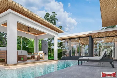 New 3 & 4 Bedroom Pool Villas for Sale in a Private Area of Mai Khao