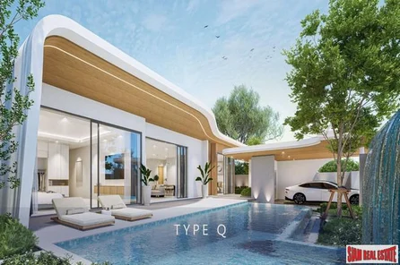 New Four Bedroom Pool Villa Project for Sale  Conveniently Located Near Head Start Cherng Talay