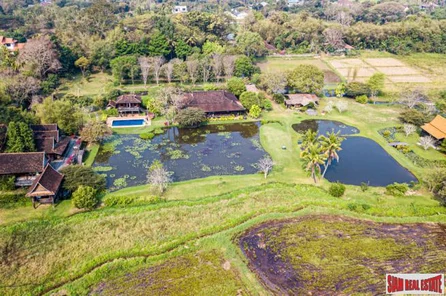 Beautiful Large Estate Property with Multiple Historical and Newly Built Villas in a Peaceful Location Surrounded by Hills and Rice Fields, Idea for Retreat or Boutique Resort