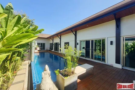 Kokyang Estate Beautiful 4-Bedroom and 4-Bathroom Villa with Private Pool for Sale in Naiharn, Phuket
