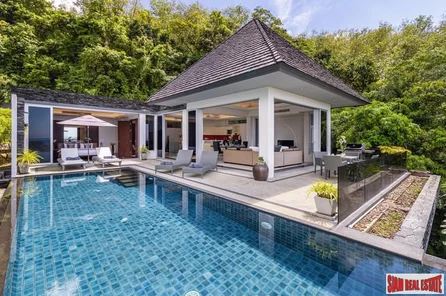 Tranquil Paradise Awaits: 3-Bed, 3-Bath Villa with Serene Sea Views for Sale in Layan, Phuket