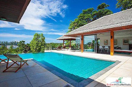 Rawai Villas | Contemporary Four Bedroom Pool Villa with Sea View for Rent in Rawai