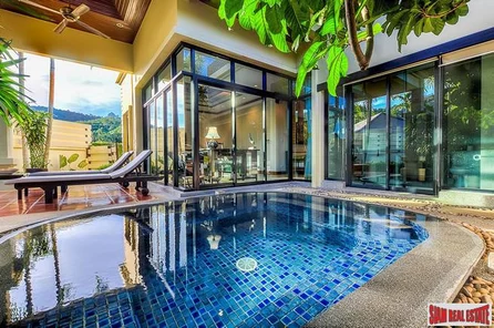 Newly Built 1 to 2 Bedroom Modern Thai Houses For Sale with Swimming Pool at Nai Harn, Phuket