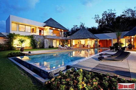 4 to 5 Bedroom Luxury Villas within a Development in the Hills of Cherng Talay area, Phuket