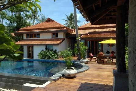 Baan Sarika - Luxury Beachfront 5 Bedroom Villa with Private Swimming Pool For Holiday Rent at Lamai, Koh Samui